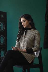 Image for Kessa Ws619 Taupe Grey Short Kurti Featured