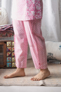 Image for Kessa De50 Persian Pink And White Jammies Set Pyjama