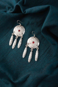Image for Kessa Kpe13 Turkish Circular Tribal Boho Earrings 1 Featured