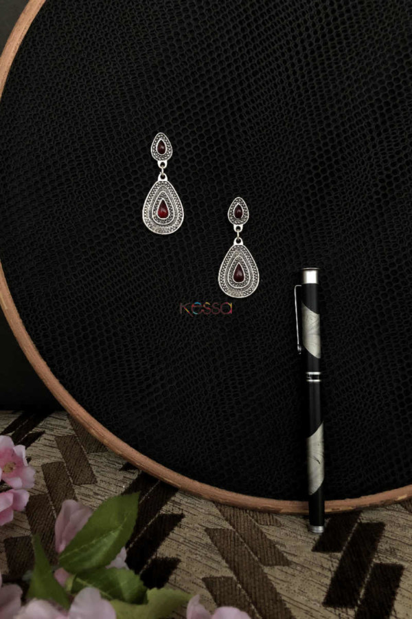 Image for Kessa Kpe132 Turkish Tribal Dangler Earrings