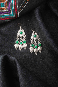 Image for Kessa Kpe31 Turkish Circular Multi Stone Earrings 1 Featured