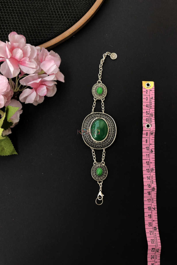 Image for Kph02 Turkish Green Stone Bracelet