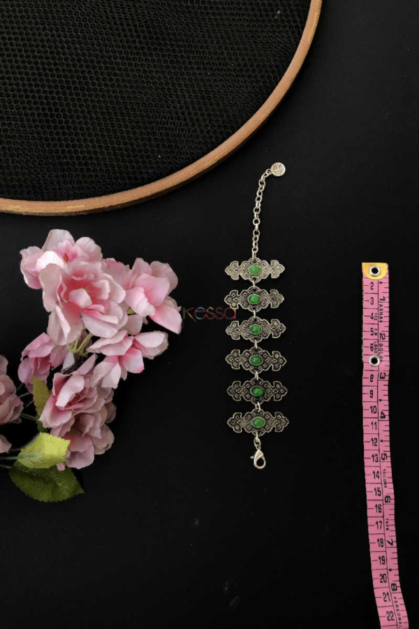 Image for Kph05 Turkish Green Multi Stone Bracelet
