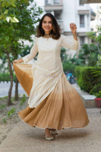 Image for Kessa Ws659 Kafoori Shifli Dress With Voile Inner 1 Look 1