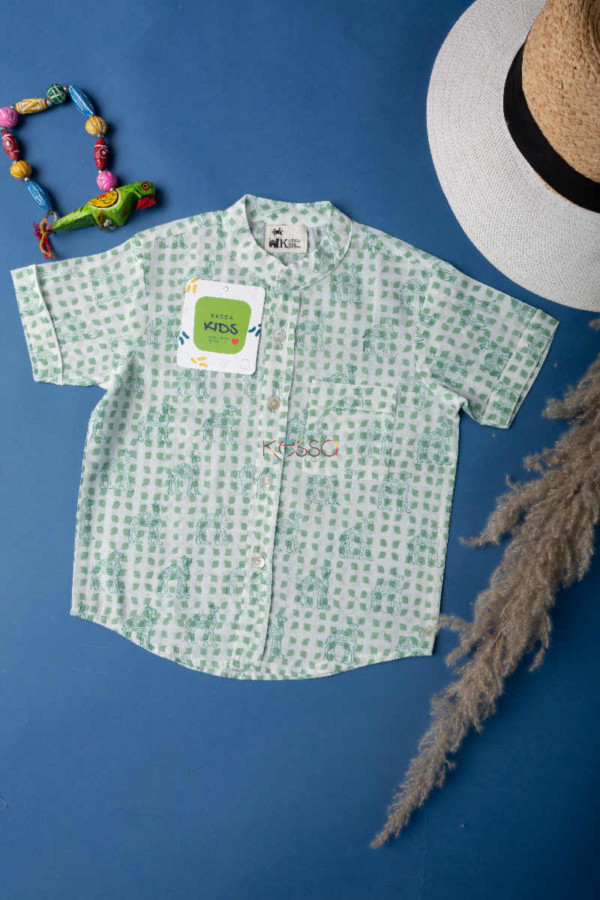 Image for Kessa Dek17 Summer Green Toddler Jammies Set Featured