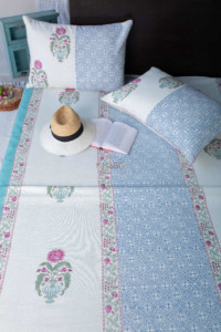 Image for Kessa Kab05 Casper Blue Bed Cover Featured