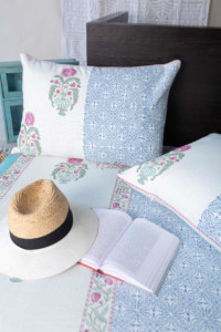 Image for Kessa Kab05 Casper Blue Bed Cover Pillow