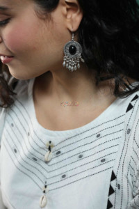Image for Kessa Kpe76 Turkish Tribal Boho Earrings 2