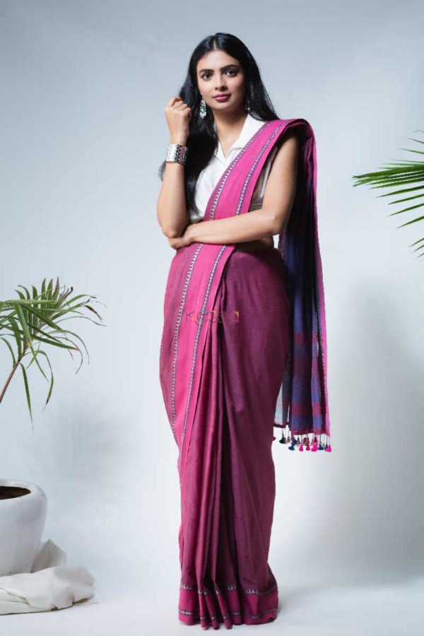 Image for Kessa Kuss08 Manikyam Handwoven Cotton Saree Featured