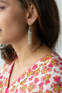 Image for Kessa Vcr31 Gulzar Blush Pink Regular Kurta Earring