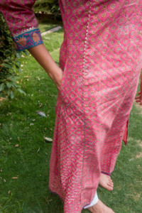 Image for Kessa Wsr182 Gulabo Cotton Angrakha With Adda Work Pocket