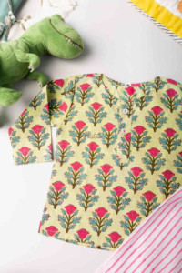 Image for Kessa Wsrk02 French Rose New Born Jammies Set 1 Top