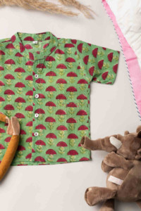 Image for Kessa Wsrk24 Jungle Green Toddler Shirt 1 Look