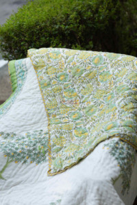 Image for Kessa Kaq137 Mystic White Double Bed Quilt Closeup
