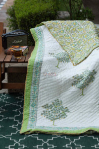 Image for Kessa Kaq137 Mystic White Double Bed Quilt Featured