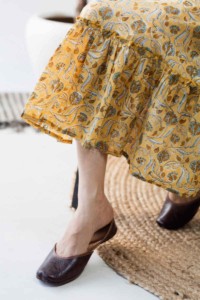 Image for Kessa Ws683 Nuzar Cotton Dress With Hand Block Print Bottom