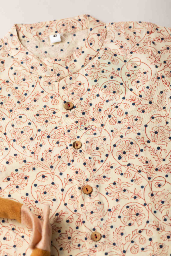 Image for Kessa Wsrk30 Coral Tree Toddler Shirt 1 Closeup