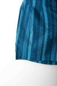 Image for Kessa Wss04 Orient Blue Printed Shorts Closeup