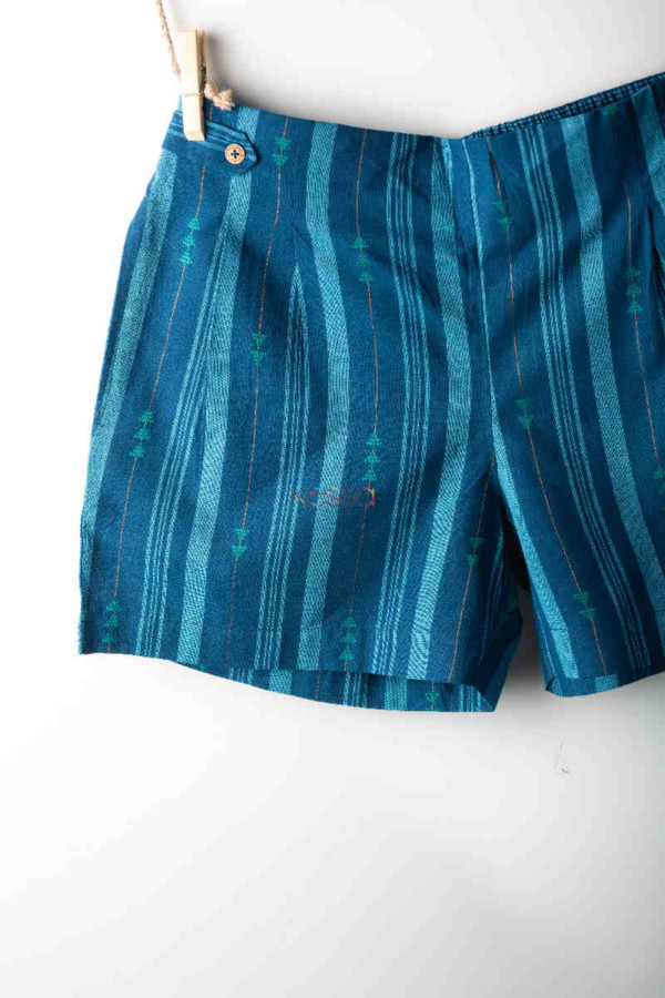 Image for Kessa Wss04 Orient Blue Printed Shorts Featured