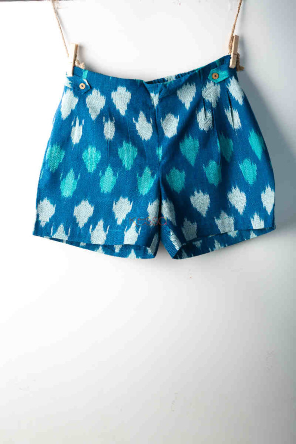Image for Kessa Wss06 Regal Blue Printed Shorts Featured