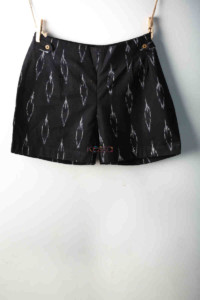 Image for Kessa Wss08 Black Printed Shorts Featured