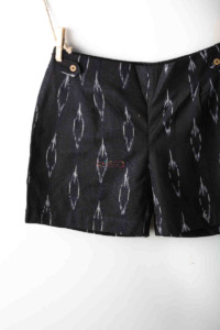 Image for Kessa Wss08 Black Printed Shorts Look