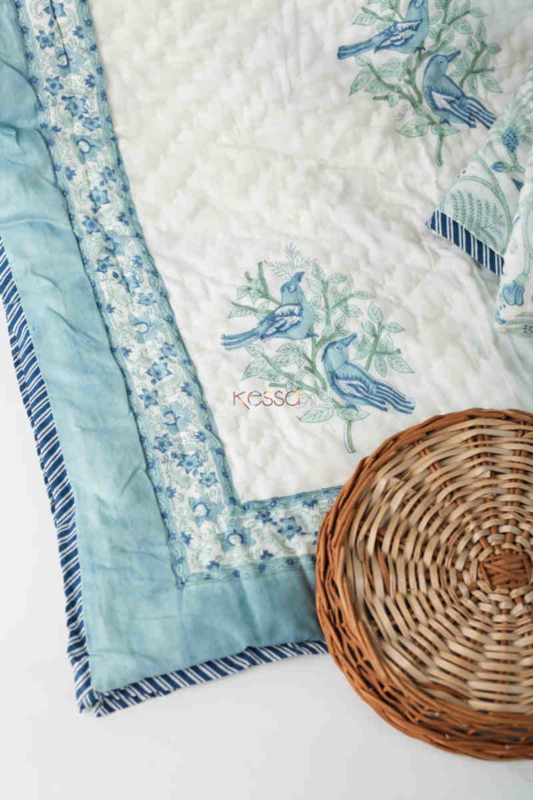 Image for Kessa Kaq139 Single Bed Quilt Closeup