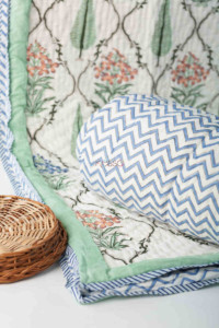 Image for Kessa Kaq140 Single Bed Quilt Closeup