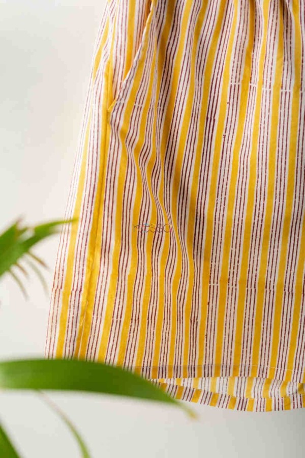 Image for Kessa Kbs03 Corn Yellow Shorts Closeup