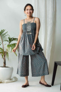 Image for Kessa Kcb08 Badra Co Ord Set With Bagh Print Featured