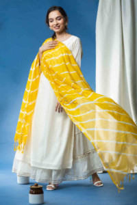 Image for Kessa Ws701 Chakori Kurta Dupatta Set With Embroidery And Gota Work Look