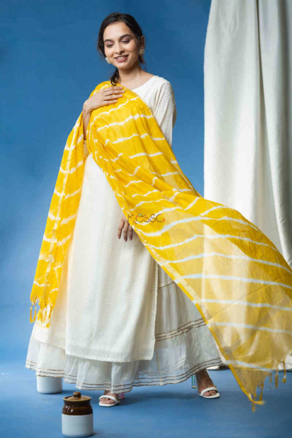 Image for Kessa Ws701 Chakori Kurta Dupatta Set With Embroidery And Gota Work Look
