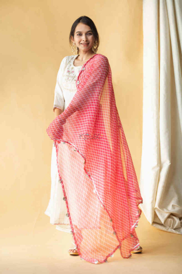 Image for Kessa Ws706 Aurima Kurta Dupatta Set With Pittan Thread Work Look