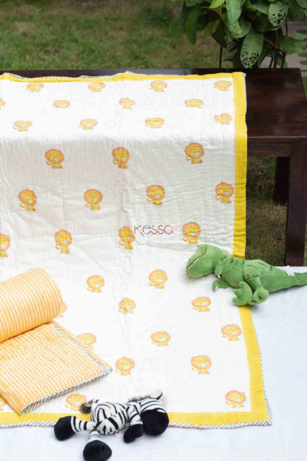 Image for Kessa Kaq160 Baadshah Baby Quilts With Hand Block Print Featured