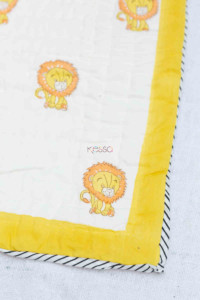 Image for Kessa Kaq160 Baadshah Baby Quilts With Hand Block Print Look 1