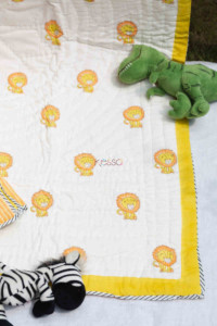 Image for Kessa Kaq160 Baadshah Baby Quilts With Hand Block Print Look