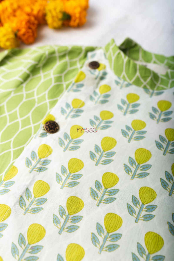 Image for Kessa Aj30 Kian Kurta And Pajama Set Closeup