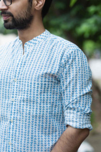 Image for Kessa Awk40 Murshid Full Sleeves Shirt Closeup