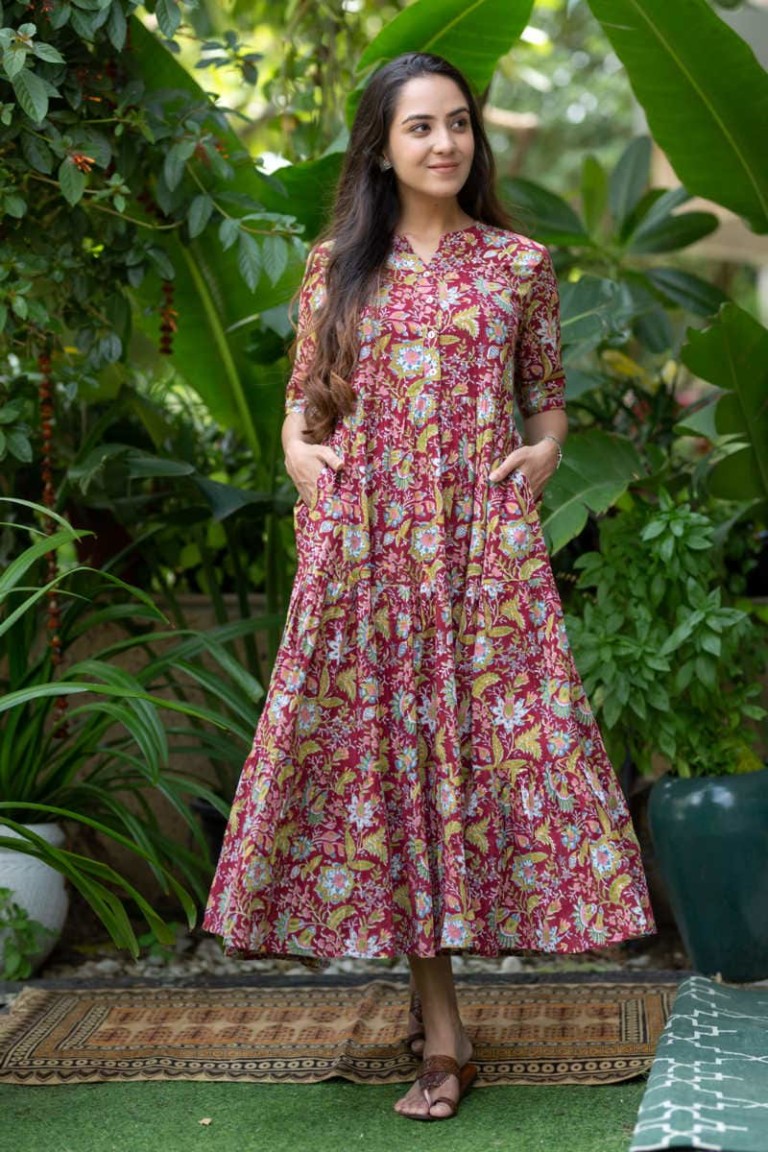 Buy Minimalist WSR228 Elishat Tiered Dress Online | Kessa
