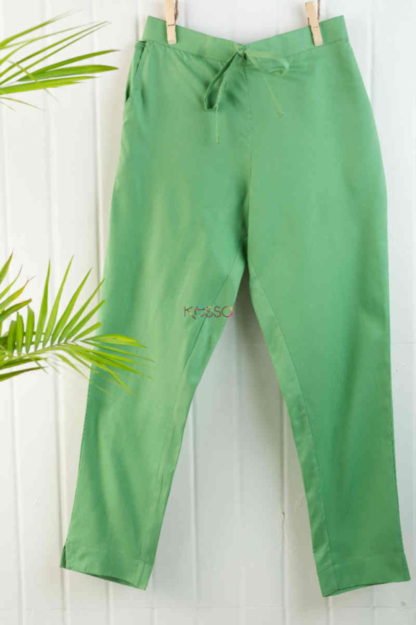 Image for Wsp01 Pants With Pocket Elasticated Waist Pistagreen Featured