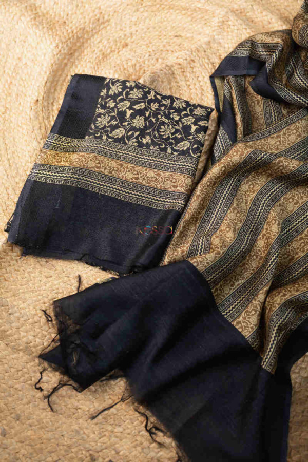 Image for Kessa Kula05 Avira Tussar Kurta Dupatta Fabric Featured