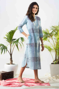 Image for Kessa Ws787 Aaravi South Handloom Dress Side