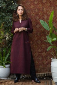 Image for Kessa Ws789 Asvitha South Cotton Handloom Kurta Featured