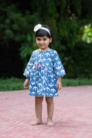 Image for Kessa Aj38 Dhira Kids Cotton Frock 1 Featured