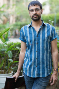 Image for Kessa Awk41 Asav Indigo Half Sleeves Shirt Look