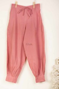 Image for Kessa Sap14 Pleated Cotton Salwar Onion Pink Featured