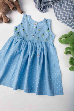 Image for Kessa Wsk43 Deveshi Cotton Girls Frock Featured