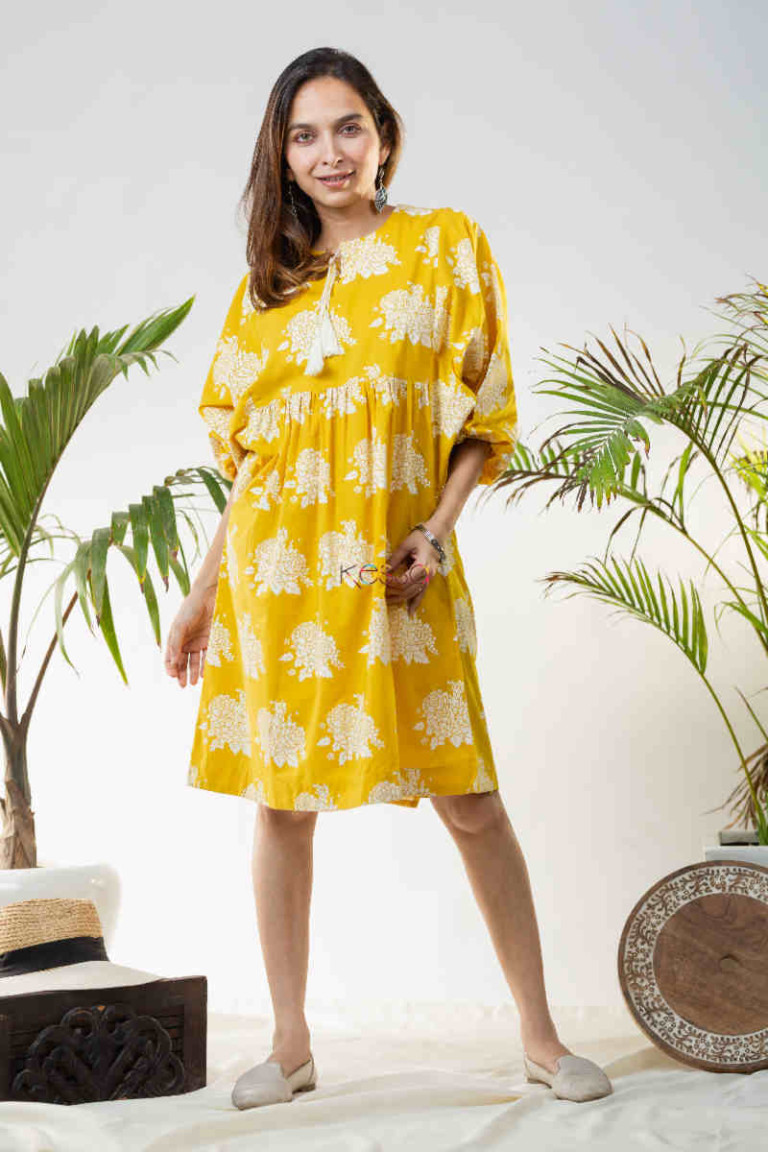 Buy Perfect WS1019 Ishwari Handloom Cotton Dress Online | Kessa
