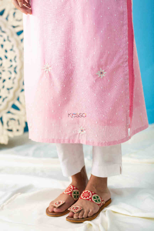 Image for Kessa Ws838 Aasi Handloom Cotton Straight Fit Kurta Bottom