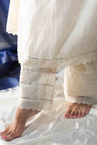 Image for Kessa Ws848 Padmakshi Shiffley Kalidaar Kurta Pant Set Bottom 1